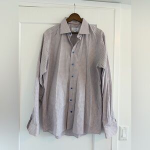Eton Contemporary Men’s Dress Shirt Size XL (17) – Classic Fit